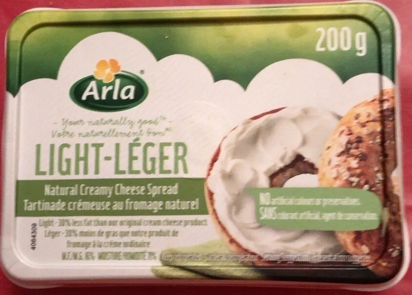 Natural Creamy Cheese Spread, Light