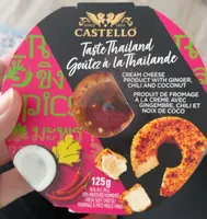 Produit de fromage à la crème avec gingembre, chili