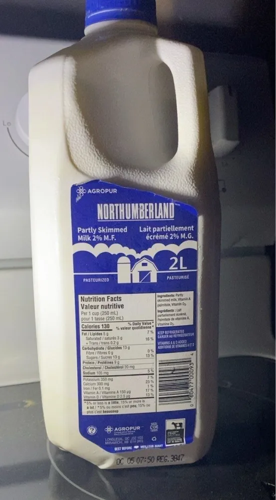 Partly Skimmed Milk 2%