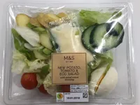 New potato, tomato & egg salad