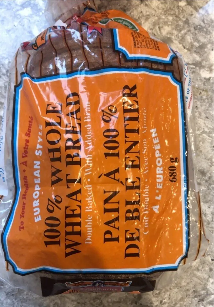 100% While Wheat Bread