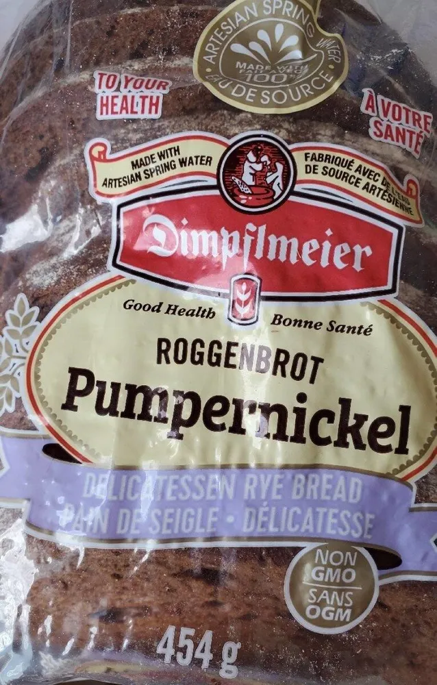 Pumpernickel bread