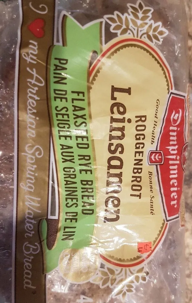 Flaxseed rye bread