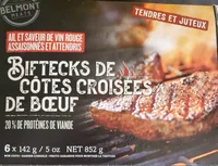 Bifteck côté croisées de boeuf