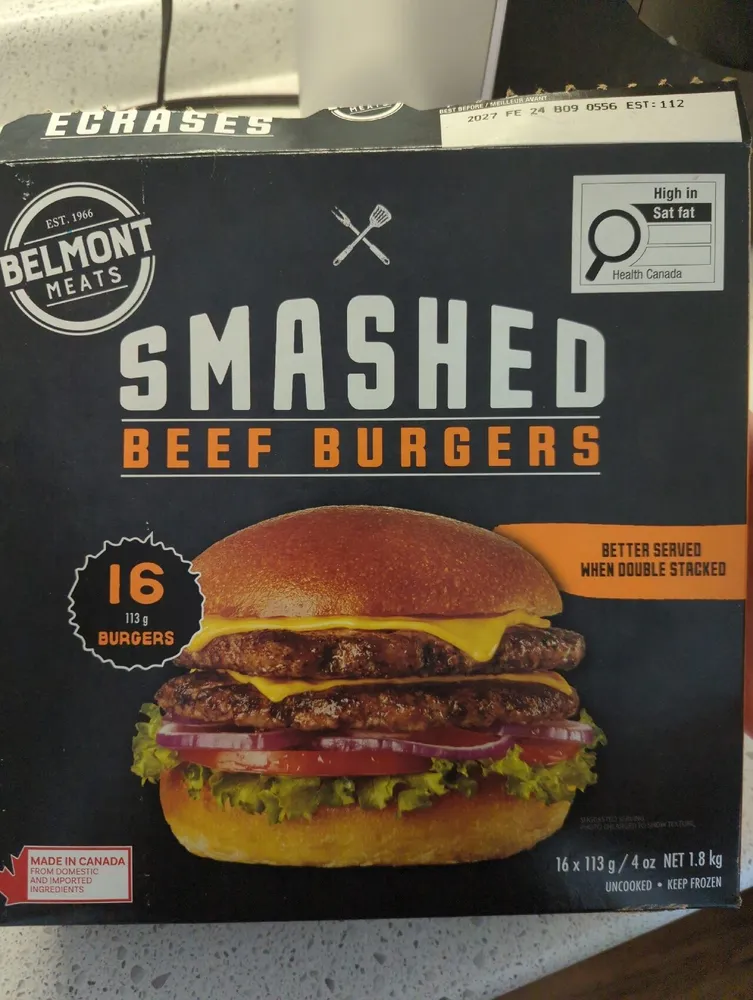Smashed Beef Burgers