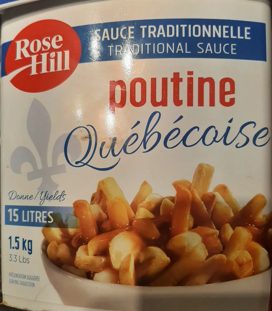 Sauce traditionnelle poutine Québecoise