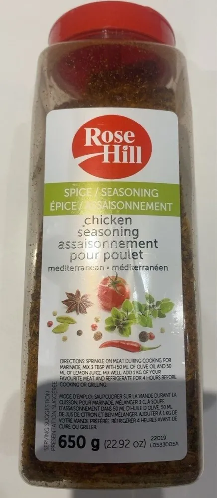 Assaisonnement pour poulet
