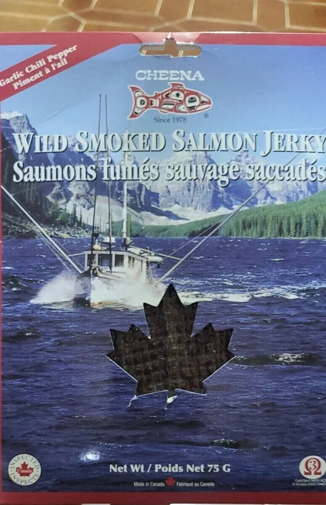 Wild Smokef Salmon Jerky / Saumons Fumés Sauvage Saccadés