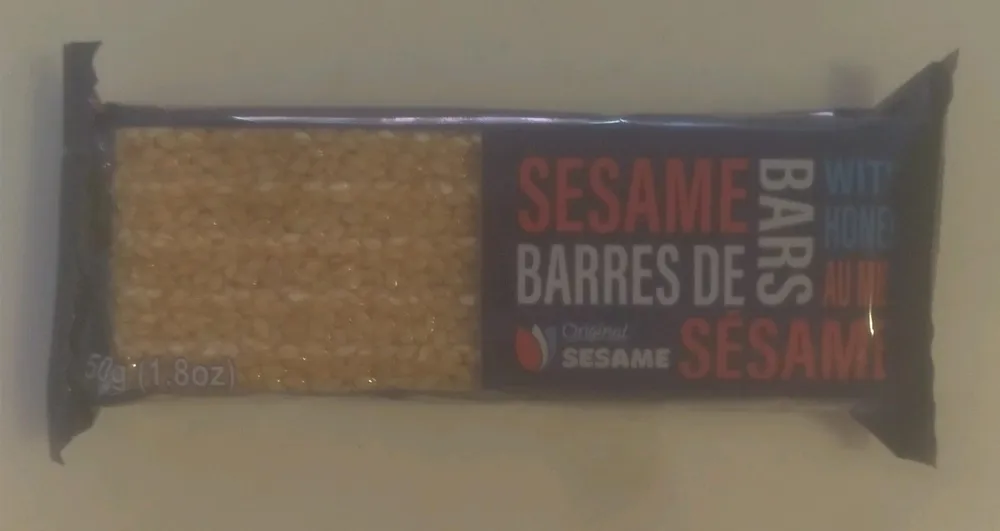 Sesame Bars with Honey