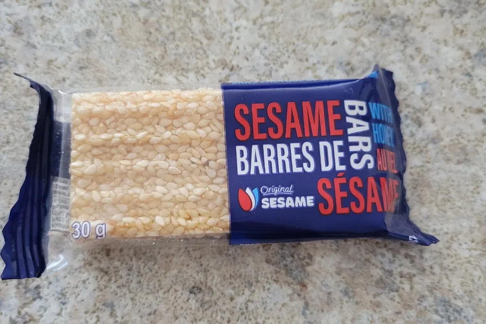 Barre de sesame au miel