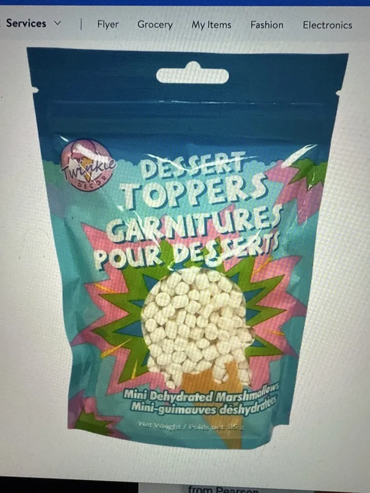 Mini Dehydrated Marshmallows