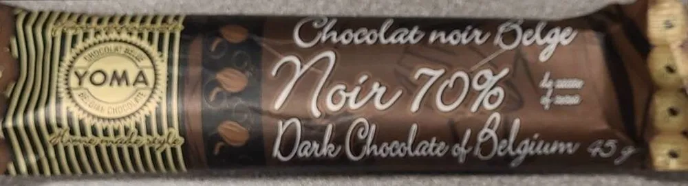 Chocolat noir belge 70 noir