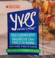 Bouchées de chou frisé et de quinoa
