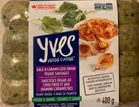 Kale & Caramelized Onion Veggie Sausages