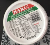 Produit de fromage rapé avec parmesan