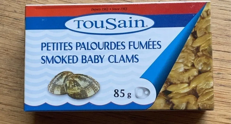 Petites palourdes fumées