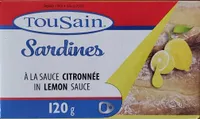 Sardines à la sauce citronnée