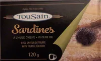 Sardines à l’huile d’olive avec saveur de truffe