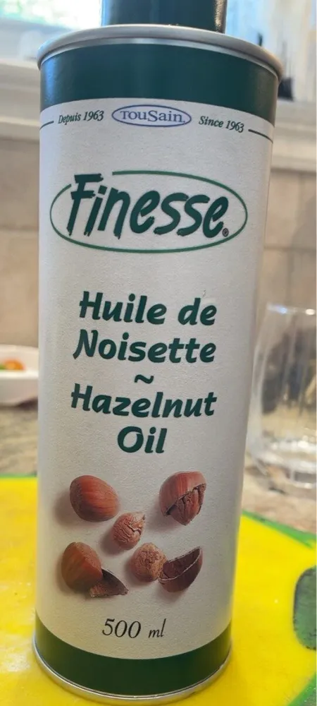 Huile de noisettes