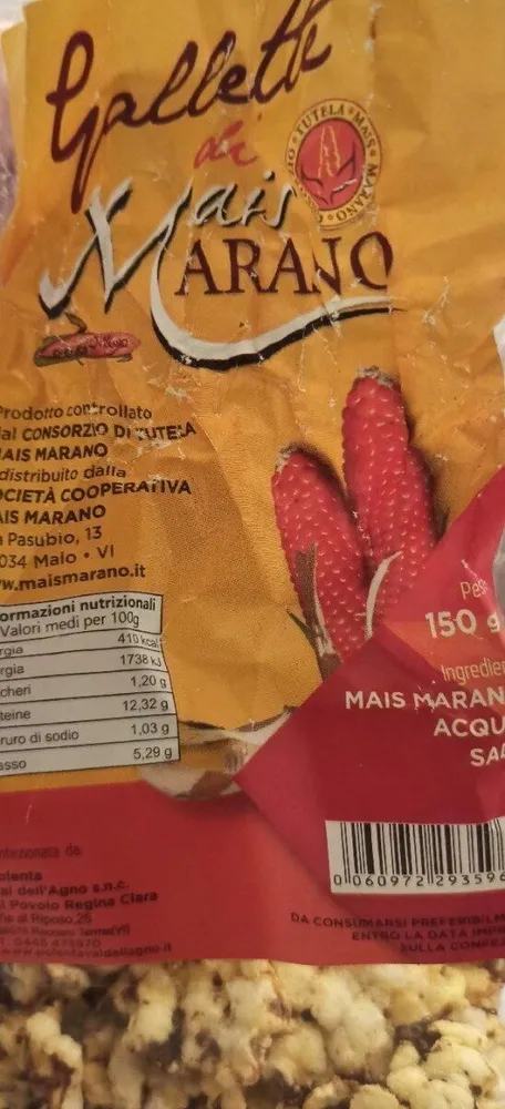 Gallette di Mais Marano