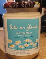 Tête en fleurs miel crémeux
