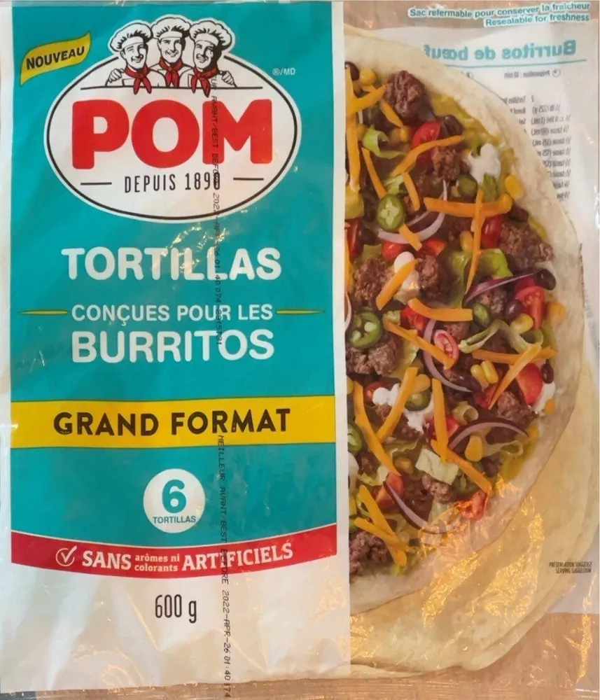 Tortillas burritos