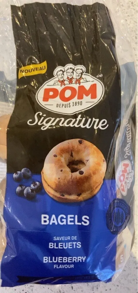 Bagels aux bleuets