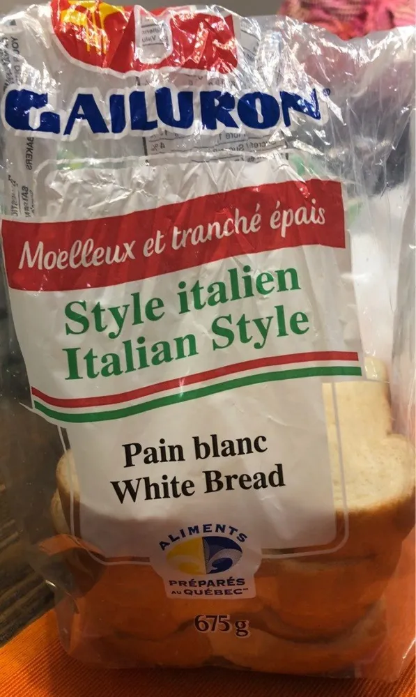 Pain Blanc Style Italien