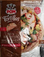 100% Whole Wheat Tortillas