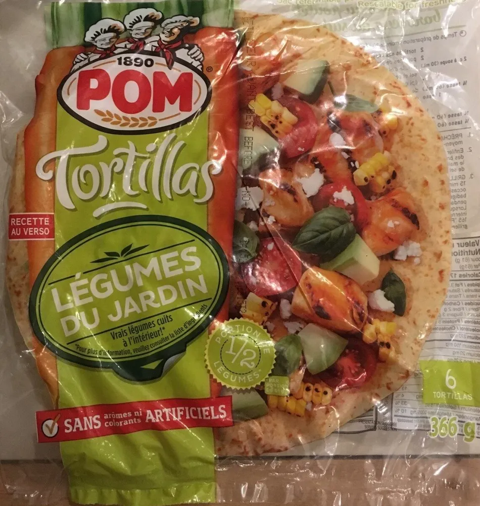 Tortillas legumes du jardin