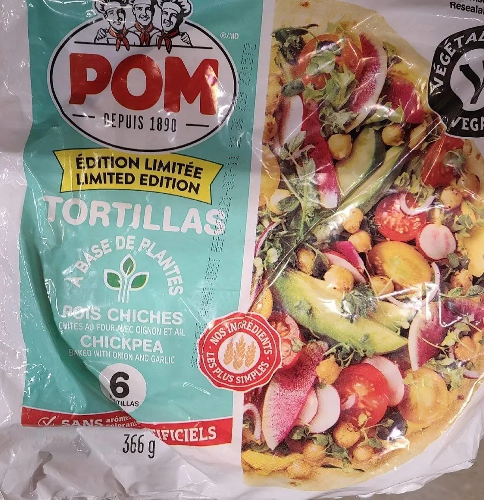 Tortillas aux pois chiches