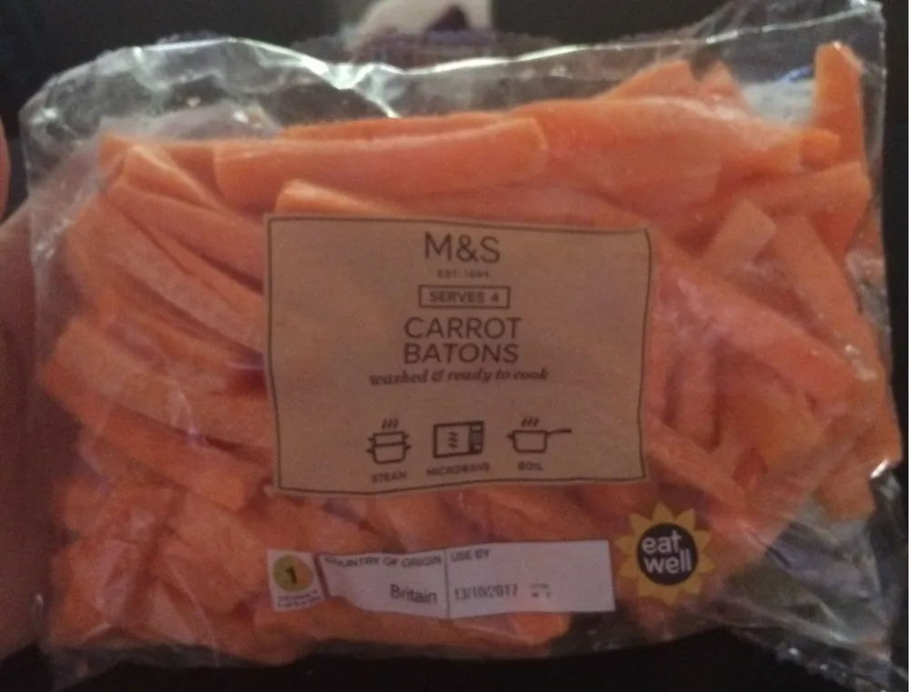 Carrot batons
