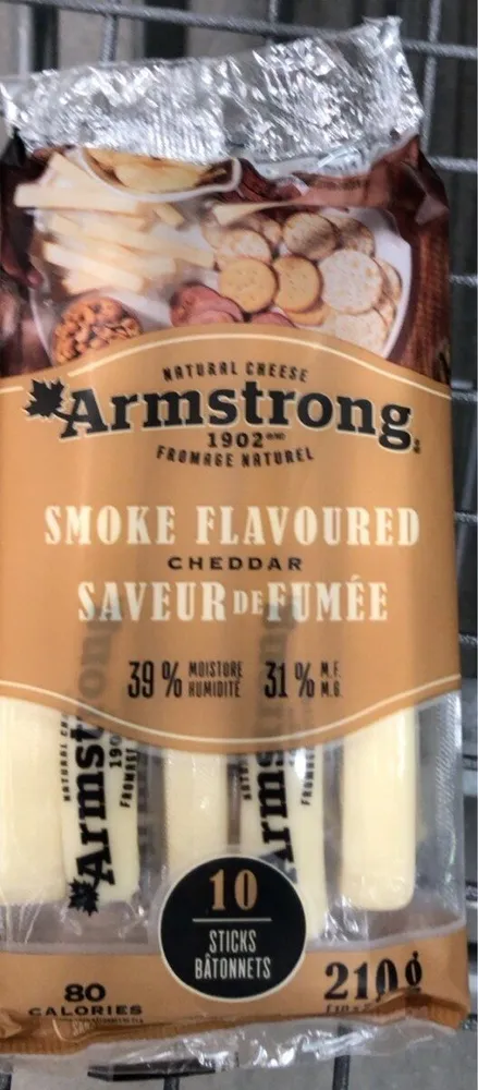 Smoked flavour cheddar cheese