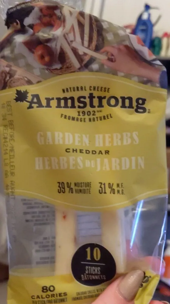 Garden Herbs Cheddar Sticks