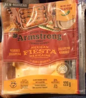 Mexican fiesta marble jalapeño cheese slices