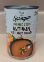 organic soup autumn butternut squash