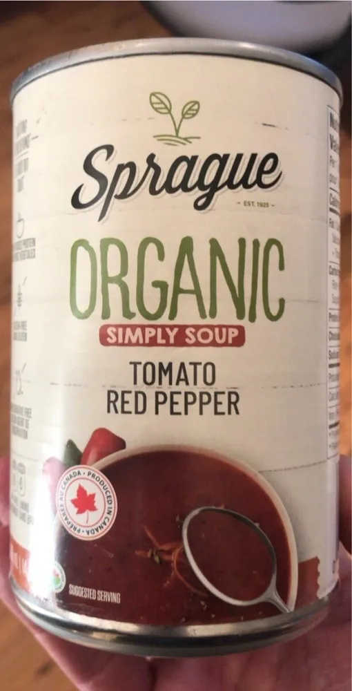Organic Tomato red Pepper Soup