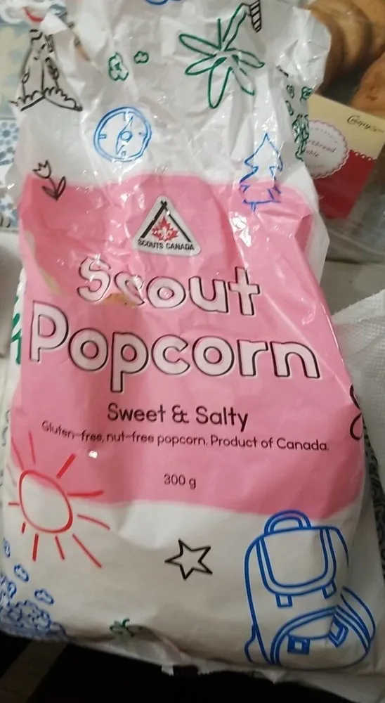 Scout popcorn sweet and salty