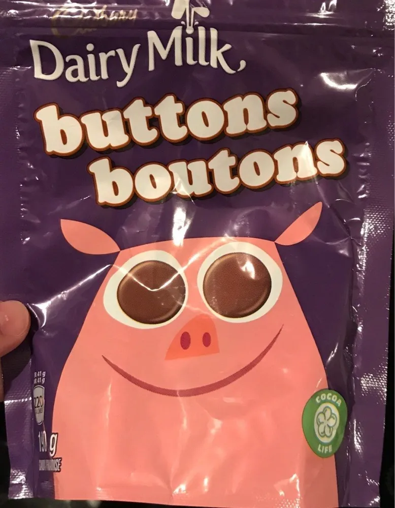 Buttons boutons Dairy Milk