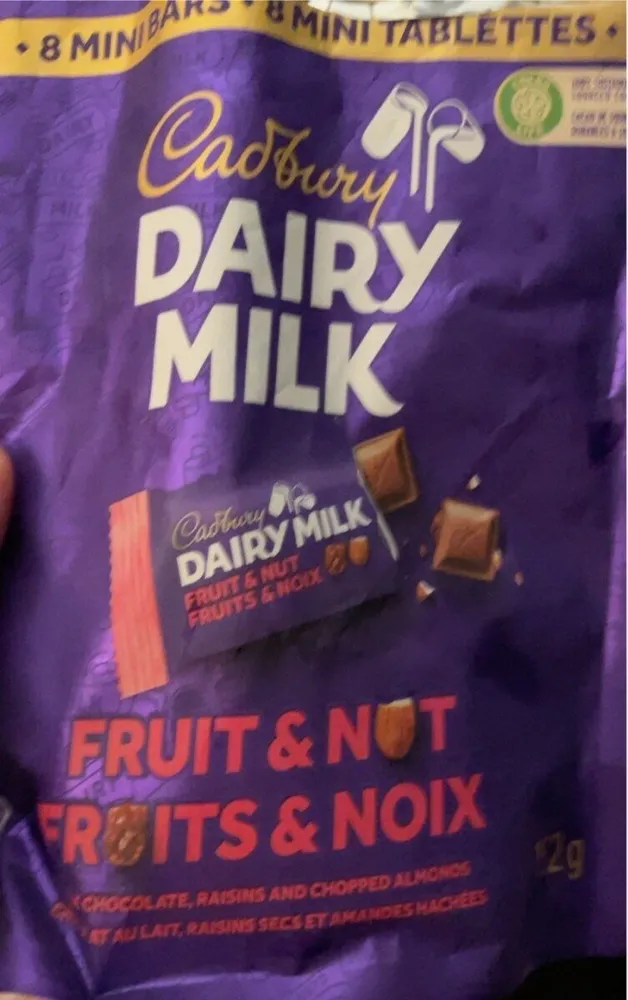 Dairy Milk Fruit & Nut