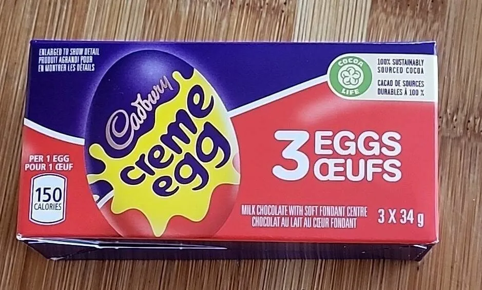 Cream eggs