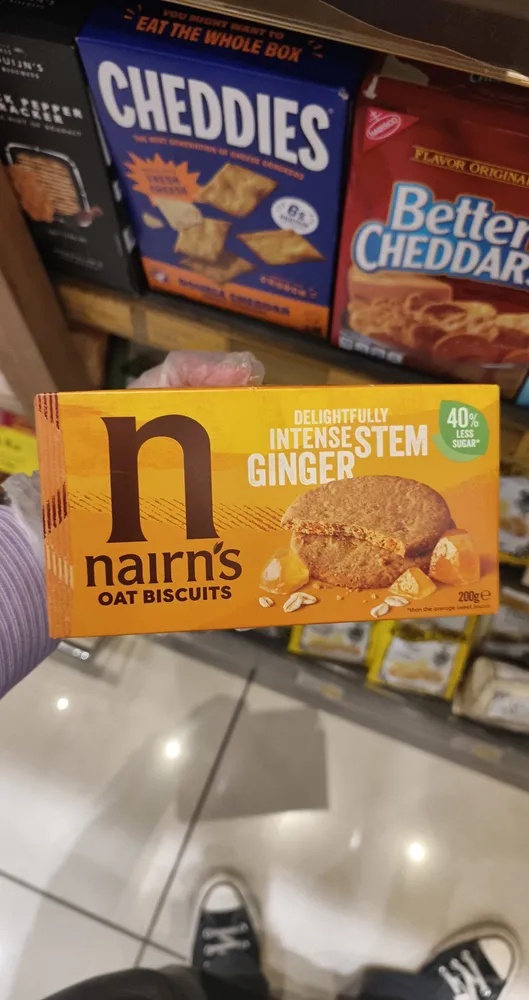 Stem Ginger Oat Biscuits