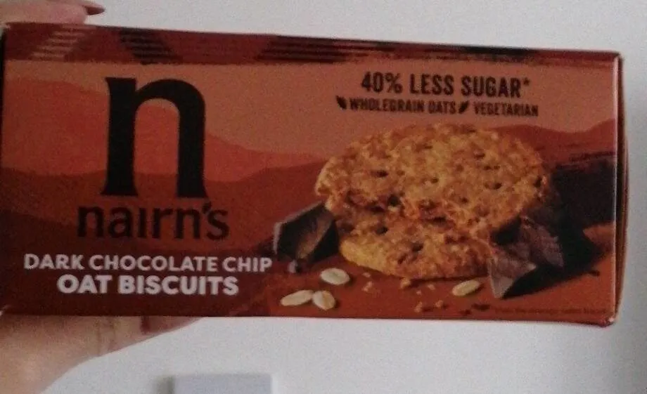 Dark Chocolate Chip Oat Biscuits