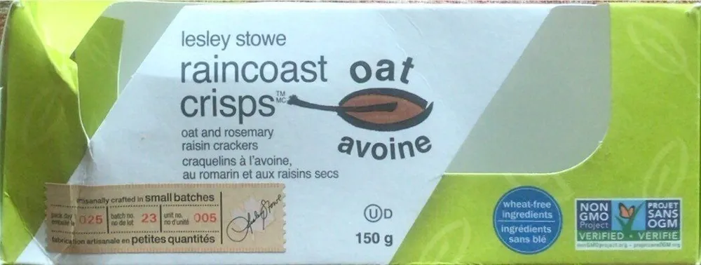 Raincoast Oat Crisps