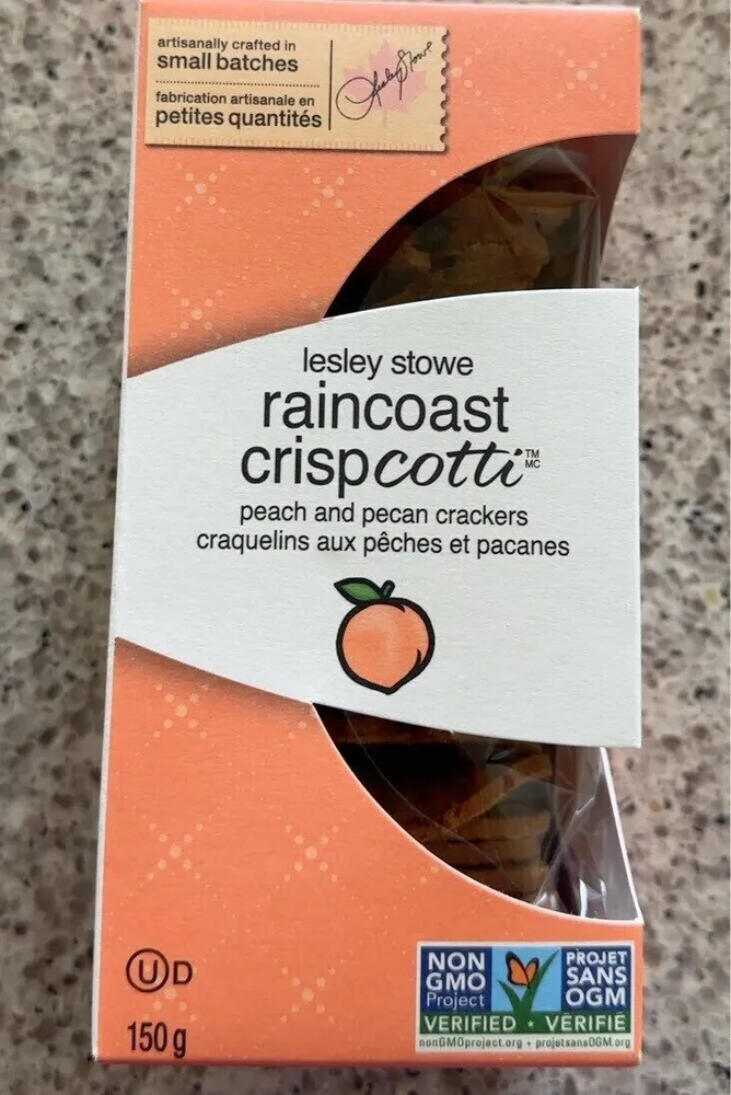 Peach And Pecan Crackers