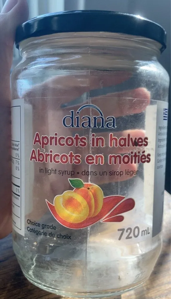 Abricots en moitiés