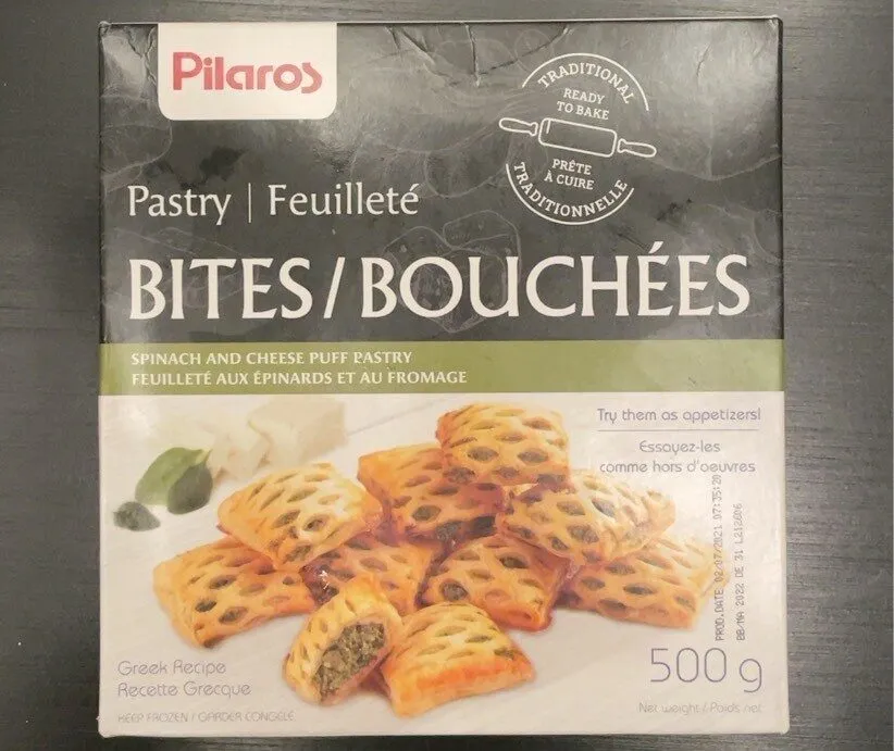 Feuilleté aux épinards et au fromage
