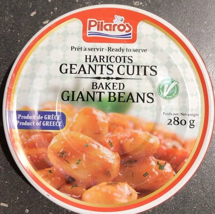Haricots géants cuits