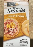 Tuna snacks , Lemon & pepper