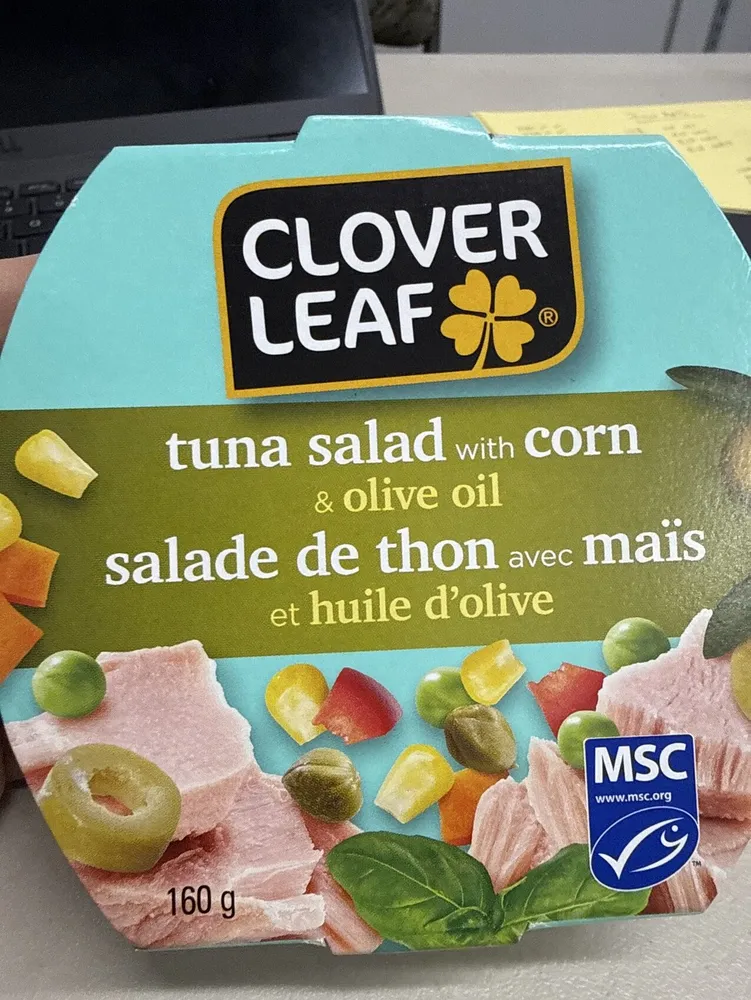 tuna salad with corn
